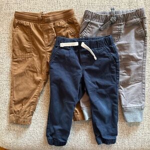 3 pair Jogger bundle - Brown, Navy, Gray
